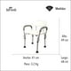 thumbnail image 2 of Silla para Ducha LENIVE BANO-SH Brazos ajustables, 2 of 6