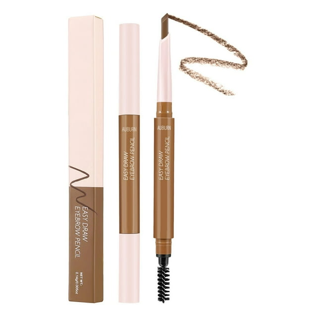 FSTDelivery Double-headed Machetes Eyebrow Pencil Verys Fine Waterproof Three-dimensional Non-halos Ribbon Eyebrow Brush Pencil, Christmas Birthday Gifts for Women, on Sale Clearance