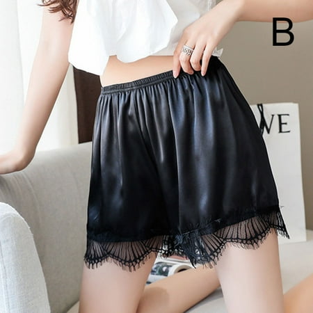 

Women s Safety Shorts Large Size Lace Ice Silks Outer Wear Leggings for Summer Safety Shorts Large Size Lace Ice Silks Outer Wear Leggings Summer Women 2XL Black B