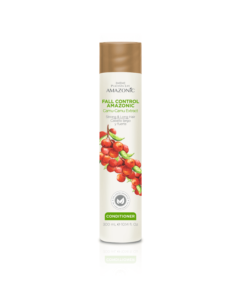 Placenta Life Fall Control Conditioner with Camu Camu Extract-Hair Loss Control- Vitamin C- Antioxidant--Salt, Sulfates & Parabens Free- 300gr/ 10.14 fl.oz