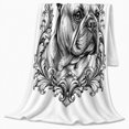 thumbnail image 2 of Elegant French Bulldog Portrait Autumn autumn celebration Living Room, Warm Flannel Blanket for Living Room and Bedroom, Peaceful Pet Portrait Pattern, Dog Lovers autumn celebration Gift, 2 of 9