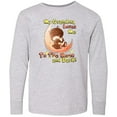 thumbnail image 3 of Inktastic My Grandma Loves Me to the Moon and Back Long Sleeve Youth T-Shirt, 3 of 5