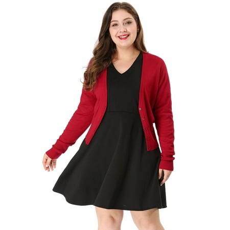 bolero 3x button plus down cardigans cardigan cropped solid sleeve