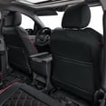 thumbnail image 6 of EKR Custom Fit Sienna Car Seat Covers for Toyota Sienna Limited, Limited Premium 2015 2016 2017 2018 2019 2020-Three Row,Full Set Leather(Black with Red Piping), 6 of 8