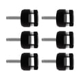 thumbnail image 4 of jinwen 6 Pcs Vis à Pouce Design Cercle de Remplacement pour JK Jlu Jt Noir, 4 of 9