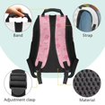 thumbnail image 6 of KUIFORTI Pink Rose Axolotl Print Kids School Backpack for Elementary Students Lightweight Large Capacity Backpack with Adjustable Straps Back to School Supplies for Kids, 6 of 7