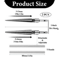 thumbnail image 1 of 2Pcs T Handle Tapered Reamer Tool, 3-13mm (1/8-1/2 Inch) & 5-16mm(1/2-5/8 Inch) Bridge Pin Hole Hand Reamer Tool, 1 of 6