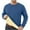 42# Blue, variant on Mens Crewneck Thermal Shirts Sherpa Lined Sweatshirts Winter Warm Soft Fleece Long Sleeve Thick Pullover Tops Blue M