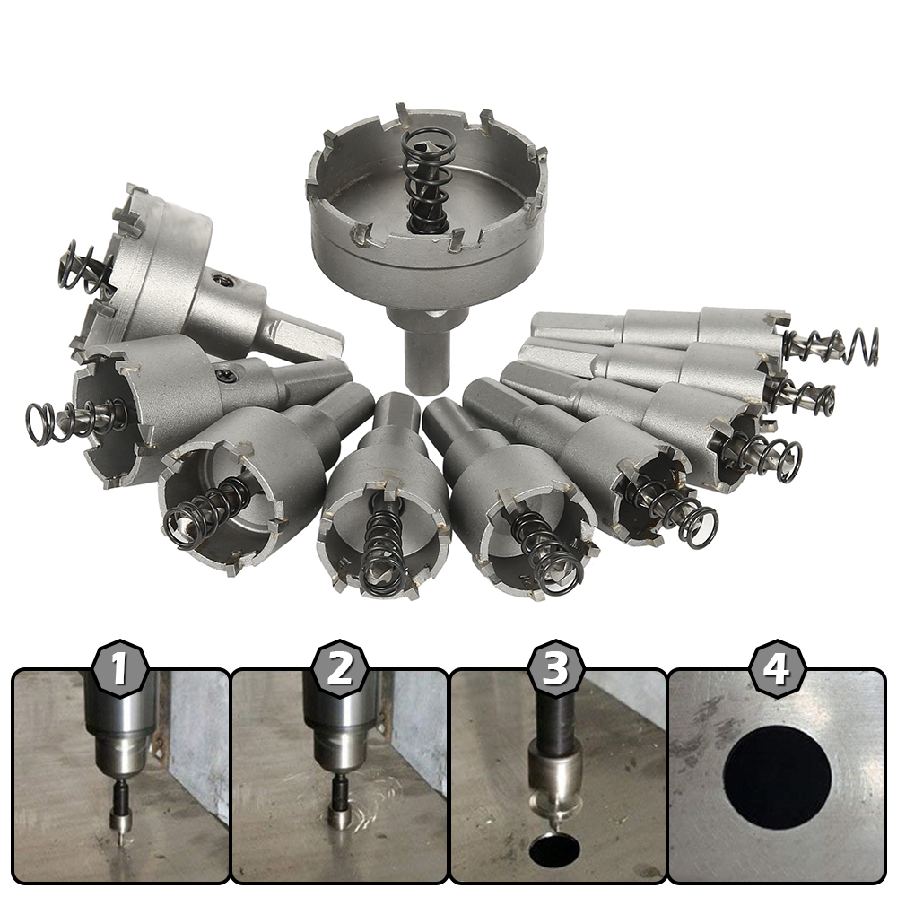 18 mm HSS Metal Wood Alloy Hole Saw Cutter Drill Bit CARBIDE TIP TCT Drill