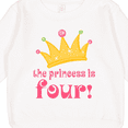 thumbnail image 3 of Inktastic 4th Birthday Princess is Four Toddler Sweatshirt, 3 of 4