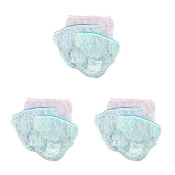 Sonducket Bragas desechables de algodón para mujer, transpirables y cómodas de llevar, fuerte absorción de agua, color aleatorio XXL, 7 Uds. Type1 NO1