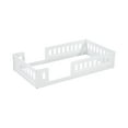 thumbnail image 4 of Euroco Wood Twin Size Platform Bed with Guardrail for Toddler and Kids, 4 of 13