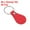 Red, variant on Leather Key Fob Kit, 30 Pack PU Leather Key Fob Blanks and Key Rings for Laser Engraving, Red