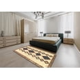 thumbnail image 5 of Ahgly Company Machine Washable Indoor Rectangle Traditional Sienna Brown Area Rugs, 2' x 4', 5 of 7