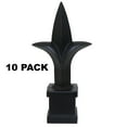 thumbnail image 2 of Fence Finials Trident Spear Black Decorative Fence Toppers - 1/2" - 10ct, 2 of 8