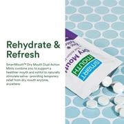 SmartMouth Dry Mouth Dual-Action Mints - Sugar-Free Breath Mints - 50 Count, 3 Pack, Mellow Mint
