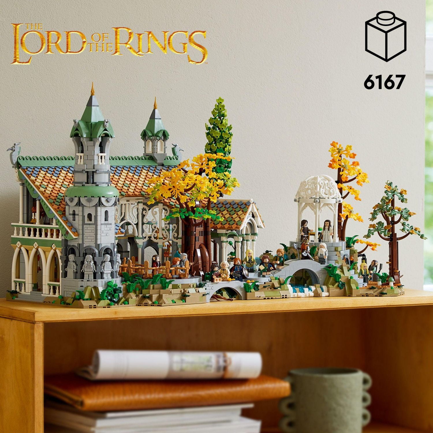 LEGO Icons THE LORD OF THE RINGS: RIVENDELL 10316 Building Model Kit for Adults, Construct and Display a Middle-earth Valley with 15 Minifigures, A great Graduation Gift for Fans and Movie-Lovers