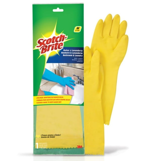 Guante Scotchbrite Para Baño Mediano 3M