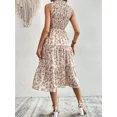 thumbnail image 2 of Floral Printed Panelled Sleeveless A-Line Maxi Dress for Women, 2 of 10