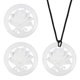 thumbnail image 1 of 3Pcs Natural Afghan White Jade Hollow Big Pendants Flat Round with Flower Charms 53x6.5mm, 1 of 7