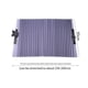 thumbnail image 3 of Sidaley Parasol para parabrisas delantero de coche, cubierta de ventana de aleación de aluminio retráctil, ventosa, Protector de visera de cortina Ventana automotriz 65cm Sidaley VI016673-02, 3 of 6