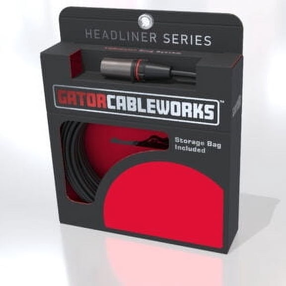Gator Cableworks GCWH-XLR-10 Headliner Series XLR Microphone Cable - 10 Ft