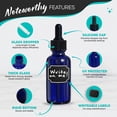 thumbnail image 6 of Nevlers 1 oz Cobalt Blue Glass Dropper Bottle (Set of 48) | Includes Labels, Shrink Wrap Pieces, Funnel, Brush and Marker, 6 of 9