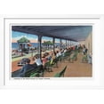 thumbnail image 2 of Art.com Hampton Beach, NH, Listening to the Band on the Casino Veranda Scene Art Print by Lantern Press, White Frame Wall Art, 44" x 32", 2 of 5
