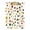 Gold, variant on Colorful Art Shapes Pattern 12.5x9in Clipboard, Durable Acrylic with Metal Clip and Wall Hook for Office or Classroom
