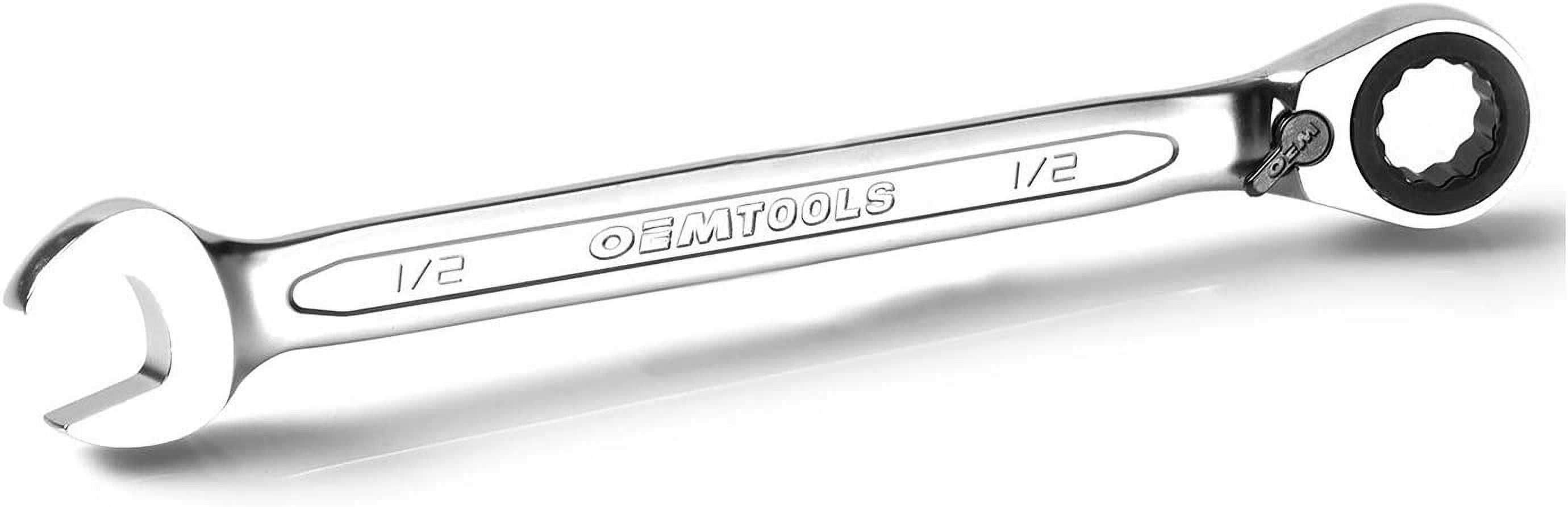 OEMTools 8 Piece RingStop® Reversible Ratcheting Wrench Set (SAE)