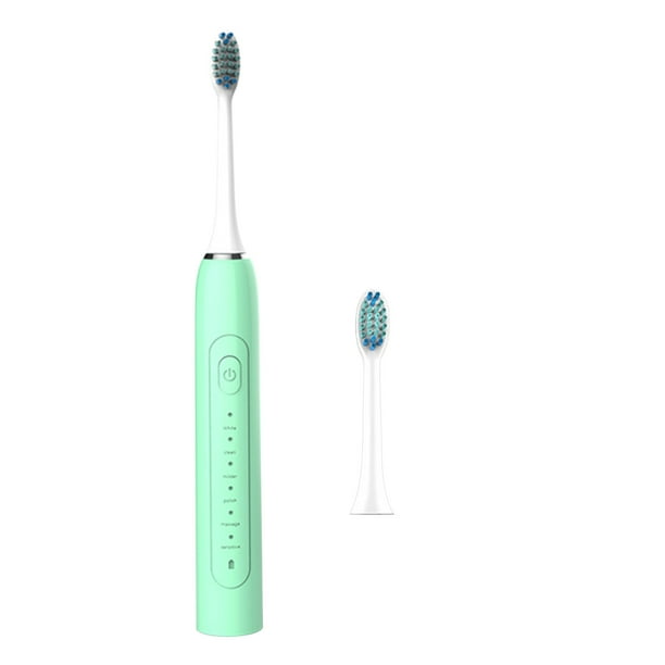 Fiudx Cepillo de Dientes Recargable Por Usb para Adultos, 6 Modos