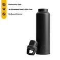 thumbnail image 2 of RTIC 20 OZ Stainless Steel Insulated Water Bottle, Leak-Proof Lid, Black, 2 of 7