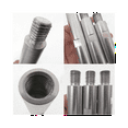 thumbnail image 6 of 3 Pieces of Angle Grinder Extension Rod 75/100/140MM M14 Thread Brush Head Extension Rod Grinder Adapter Rod,3 * Angle grinder extension rod,Silver, 6 of 6