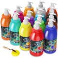 thumbnail image 1 of Set de pintura acrílica UnUast, 14 colores, 300 ml, para adultos y artistas, 1 of 8