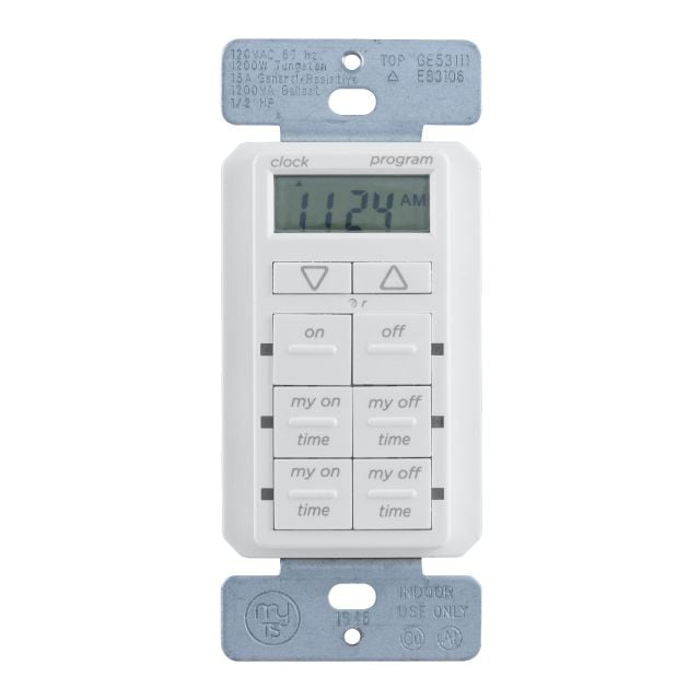 myTouchSmart Simple Set In-Wall Digital Timer, 26893-P1 by Jasco Products Company