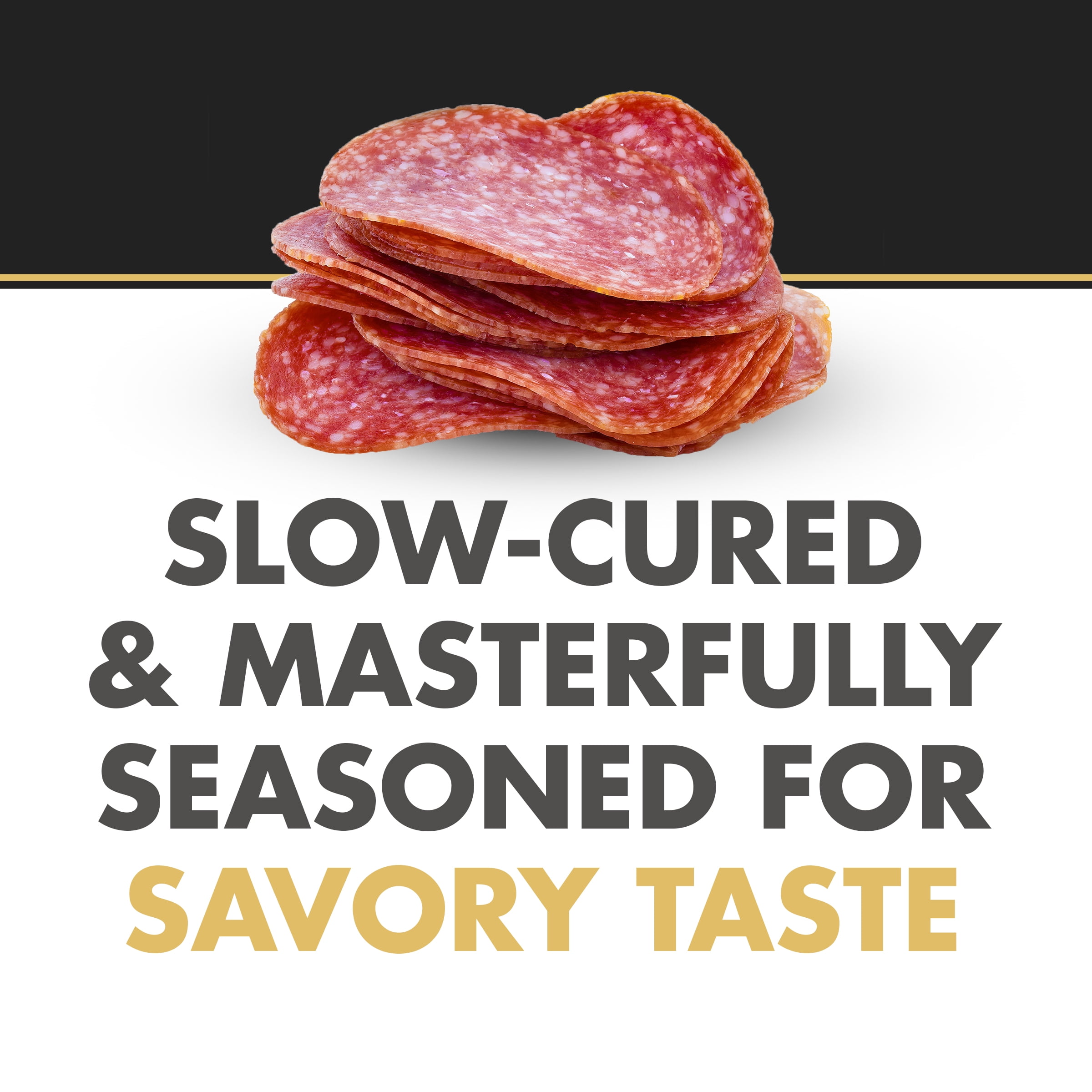 Margherita Sliced Hard Salami, 16 oz pack, Vacuum-Sealed