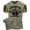 T-Shirt Military Green Branded, variant on Gymish Adrenaline Workout T-Shirt for Men – Motivational Gym Tee, Funny Lifting Fitness Shirt, Military Green, Small