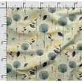thumbnail image 2 of Soimoi Watercolor Floral Print,Cotton Poplin, Sewing Fabric Sold by The Yard 42 Inch Wide,Sewing Craft Quilting/Quilt Making Fabric, Teal Blue, 2 of 5