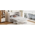 thumbnail image 5 of White Queen Size Bed With Stylish Patterns - Add Character To Room Brushed Plentiful Storage Facilities. Space Utilization Artistry. 450lb Stable Capacity. & Outlet Services. Sophisticated Strip, 5 of 6