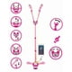 thumbnail image 3 of Karaoke Juguete De 2 Micrófonos, Luz, Sonido Mp3, Ajustable  Rosa, 3 of 8