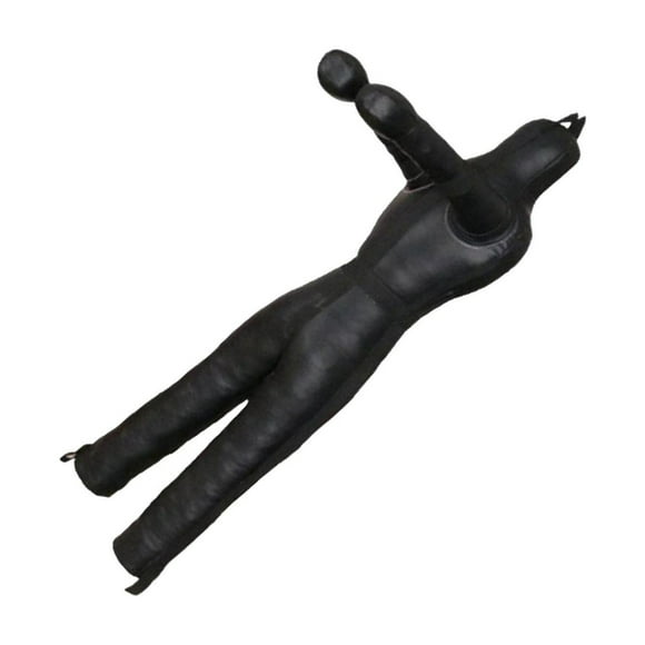 braveheart Grappling Dummy Unfilled Practice Dummy Mma Boxing Dummy Dummy Kick Training Black 160cm