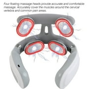 Geevorks Neck Massager,Neck Heat Chinese Voice Nebublu Heat Neck Muscles 4 Neck Neck Pain Usb Heads Vibrator Neck Broadcast Women Heat Neck Relax Neck Muscles Heated Neck Relax Muscles Owsoo