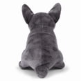 thumbnail image 4 of syligr Realistic Bulldog Stuffed Animal Plush Toy Lifelike Pet Replicas and Home Decor Soft Plush Gray Sitting Pose for Shelf and Bedroom Dog Lovers Gift, 4 of 9