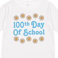 thumbnail image 4 of Inktastic 100th Day Of School Party Girls Long Sleeve Toddler T-Shirt, 4 of 5
