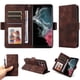 thumbnail image 3 of Funda GANGXUN para Samsung Galaxy S22 Ultra con diseño acolchado elegante, cuero PU, protección total y ajuste preciso, 3 of 5