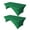 Emerald Green, variant on Eurmax USA Spandex Table Cover Fitted 30+ Colors Polyester Tablecloth,4 ft Table Cover Open Back