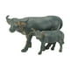 thumbnail image 2 of Adornos de vaca, estatua de búfalo, adorno decorativo artesanal, búfalo en miniatura. 2 piezas, 2 of 9