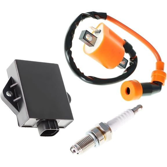Genrics Ignition Coil Spark Plug CDI Box Replacement for Arctic Cat 300 1998 1999 2000 2001 2002 2003 2004 2005 3530-011 3530-012