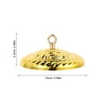 thumbnail image 4 of Minkissy Hanging Lamp Canopy Iron Golden Easy Installation for Living Rooms 1 Set, 4 of 5