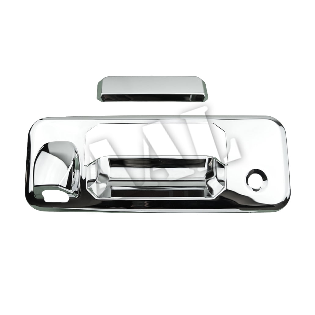 AAL Premium Chrome Tailgate Cover For 2016 2017 TOYOTA 16 17 Tacoma With Keyhole And With Camera 